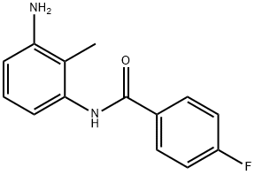 N-(3-Amino-2-methylphenyl)-4-fluorobenzamide Structure