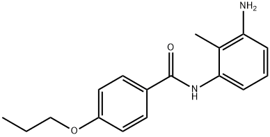 N-(3-Amino-2-methylphenyl)-4-propoxybenzamide Structure