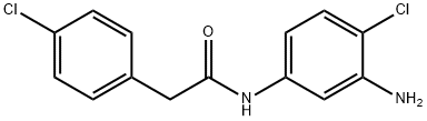 N-(3-Amino-4-chlorophenyl)-2-(4-chlorophenyl)-acetamide Structure