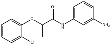 N-(3-Aminophenyl)-2-(2-chlorophenoxy)propanamide 구조식 이미지