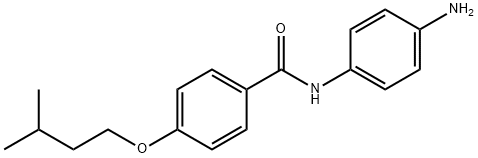 N-(4-Aminophenyl)-4-(isopentyloxy)benzamide 구조식 이미지