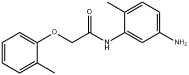 N-(5-Amino-2-methylphenyl)-2-(2-methylphenoxy)-acetamide 구조식 이미지