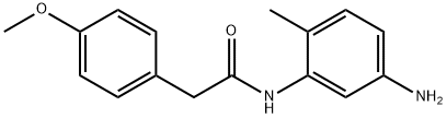 N-(5-Amino-2-methylphenyl)-2-(4-methoxyphenyl)-acetamide Structure