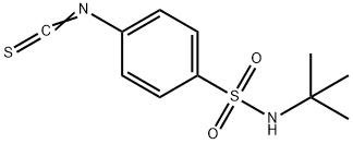 N-(tert-Butyl)-4-isothiocyanatobenzenesulfonamide 구조식 이미지