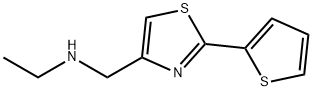 N-[(2-Thien-2-yl-1,3-thiazol-4-yl)methyl]-ethanamine 구조식 이미지