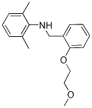 N-[2-(2-Methoxyethoxy)benzyl]-2,6-dimethylaniline 구조식 이미지