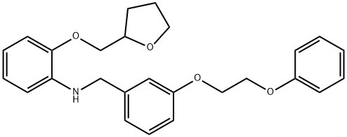 N-[3-(2-Phenoxyethoxy)benzyl]-2-(tetrahydro-2-furanylmethoxy)aniline Structure