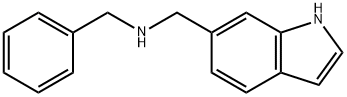 N-Benzyl-N-(1H-indol-6-ylmethyl)amine Structure