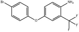 4-(4-bromophenoxy)-2-(trifluoromethyl)aniline 구조식 이미지