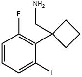 [1-(2,6-Difluorophenyl)cyclobutyl]methylamine Structure