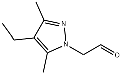 (4-ethyl-3,5-dimethyl-1H-pyrazol-1-yl)acetaldehyde 구조식 이미지