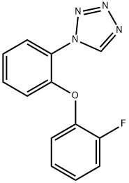 1-[2-(2-fluorophenoxy)phenyl]-1H-tetrazole 구조식 이미지