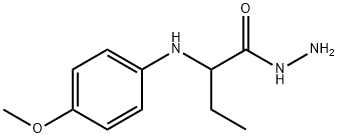 2-[(4-methoxyphenyl)amino]butanohydrazide 구조식 이미지