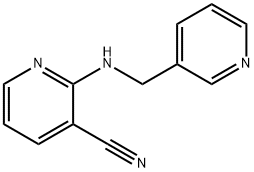 2-[(피리딘-3-일메틸)아미노]니코티노니트릴 구조식 이미지