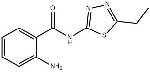 2-amino-N-(5-ethyl-1,3,4-thiadiazol-2-yl)benzamide Structure