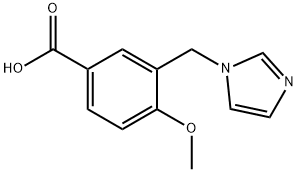 3-(1H-imidazol-1-ylmethyl)-4-methoxybenzoic acid 구조식 이미지