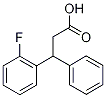 3-(2-fluorophenyl)-3-phenylpropanoic acid 구조식 이미지