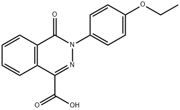 3-(4-ethoxyphenyl)-4-oxo-3,4-dihydrophthalazine-1-carboxylic acid Structure