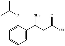 3-amino-3-(2-isopropoxyphenyl)propanoic acid 구조식 이미지