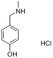 4-[(methylamino)methyl]phenol hydrochloride 구조식 이미지
