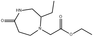 ethyl (2-ethyl-5-oxo-1,4-diazepan-1-yl)acetate 구조식 이미지