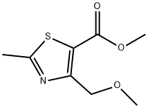 methyl 4-(methoxymethyl)-2-methyl-1,3-thiazole-5-carboxylate Structure