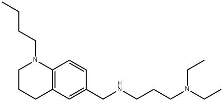 N'-[(1-butyl-1,2,3,4-tetrahydroquinolin-6-yl)methyl]-N,N-diethylpropane-1,3-diamine 구조식 이미지