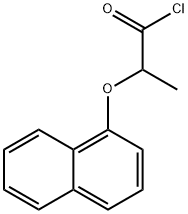 2-(1-naphthyloxy)propanoyl chloride 구조식 이미지