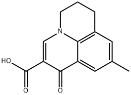 9-methyl-1-oxo-6,7-dihydro-1H,5H-pyrido[3,2,1-ij]quinoline-2-carboxylic acid 구조식 이미지