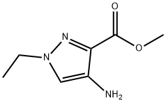 methyl 4-amino-1-ethyl-1H-pyrazole-3-carboxylate hydrochloride Structure