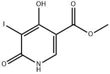 Methyl 4,6-dihydroxy-5-iodonicotinate 구조식 이미지