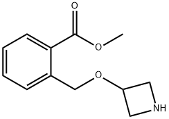 Methyl 2-[(3-azetidinyloxy)methyl]benzoate 구조식 이미지