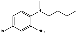 4-Bromo-N-1-butyl-N-1-methyl-1,2-benzenediamine Structure