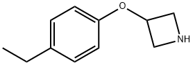 3-(4-Ethylphenoxy)azetidine Structure