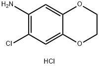 7-Chloro-2,3-dihydro-benzo[1,4]dioxin-6-ylaminehydrochloride Structure