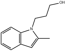 3-(2-Methyl-indol-1-yl)-propan-1-ol 구조식 이미지