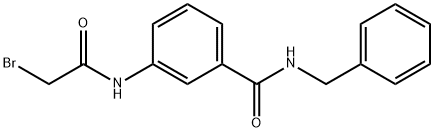 N-Benzyl-3-[(2-bromoacetyl)amino]benzamide 구조식 이미지