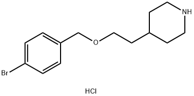 4-{2-[(4-Bromobenzyl)oxy]ethyl}piperidinehydrochloride 구조식 이미지