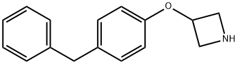 3-(4-Benzylphenoxy)azetidine Structure