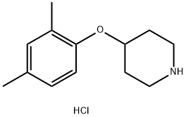 4-(2,4-Dimethylphenoxy)piperidine hydrochloride 구조식 이미지