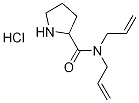 N,N-Diallyl-2-pyrrolidinecarboxamide hydrochloride 구조식 이미지