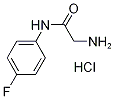 2-Amino-N-(4-fluorophenyl)acetamide hydrochloride 구조식 이미지