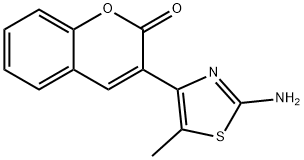 3-(2-Amino-5-methyl-thiazol-4-yl)-chromen-2-one Structure