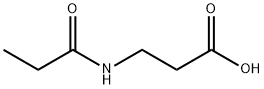 N-Propionyl-beta-alanine 구조식 이미지