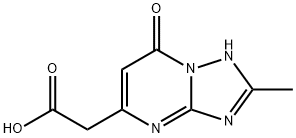 (2-Methyl-7-oxo-4,7-dihydro-[1,2,4]triazolo[1,5-a]pyrimidin-5-yl)-acetic acid Structure