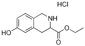 Ethyl 6-hydroxy-1,2,3,4-tetrahydroisoquinoline-3-carboxylate hydrochloride 구조식 이미지