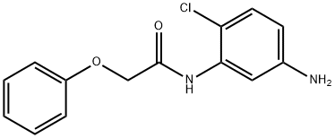 N-(5-Amino-2-chlorophenyl)-2-phenoxyacetamide 구조식 이미지