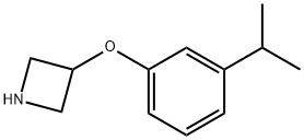 3-(3-Isopropylphenoxy)azetidine Structure