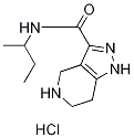 N-(sec-Butyl)-4,5,6,7-tetrahydro-1H-pyrazolo-[4,3-c]pyridine-3-carboxamide hydrochloride Structure