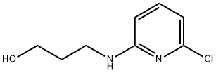 3-[(6-Chloro-2-pyridinyl)amino]-1-propanol 구조식 이미지